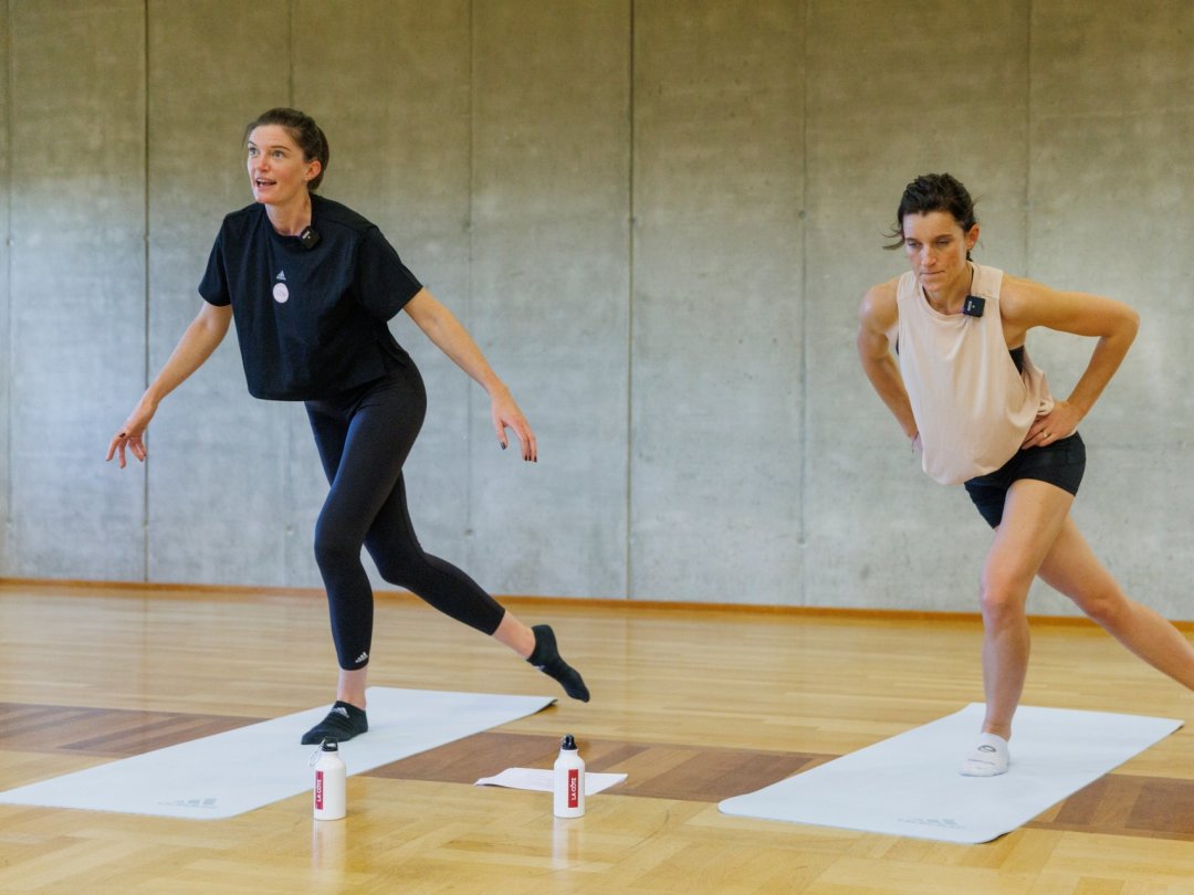 Lea Sprunger et Ellen Sprunger ont concocté une nouvelle série d'exercices spécialement pour vous.