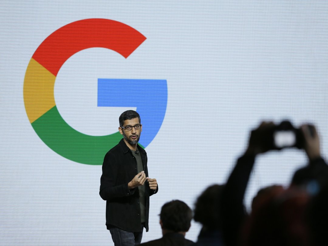 Le patron de Google, Sundar Pichai (ici en 2016 à San Francisco) pourrait être appelé à la barre.